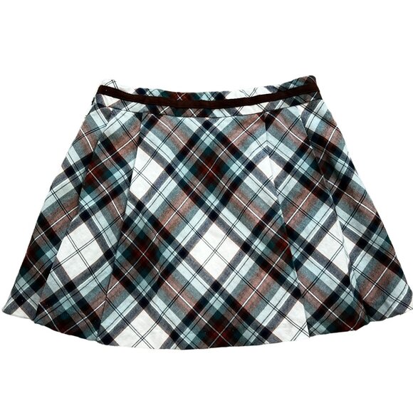 Janie and Jack Girls Plaid Skirt Size 3 Equestrian Style Adjustable Waist - Picture 2 of 4